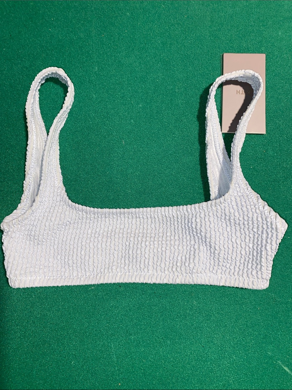 Kith silver intimate top